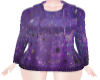 Purple Star Hoodie Dress