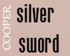 !A silver sword