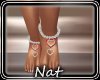 NT Ruby L&R Heart Anklet