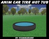 ANIM CAR TIRE HOT TUB