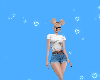 blue hearts + partics BG