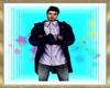 VESTE LONG +CHEMISE BLUE