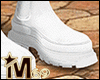 M69 White Swag Boots