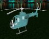 Light Blue Helicopter