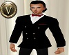 "V"Wedding Tuxedo Black