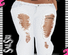 (PF)White Ripped Jeans