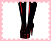 (OM)Boots Latex Red