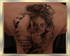 Back Tattoo Skull Woman