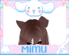♡ Brown Puppy Ears ♡
