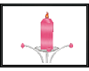 {G} Pink Candle Stand