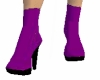Purple Plain Boots
