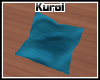 Ku~ Blue cuddle pillow