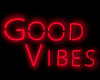 Good Vibes Neon Red