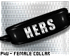 -P- Hers PVC Collar /F