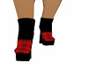 Blk & Red Plaid Boots