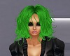 Bea's messy green hair