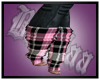 Pink Plaid Socks