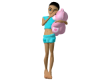 Vi Teddy pink valentines