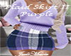 Plaid Skirt II - Purple