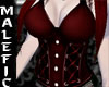 +m+ dark vampire corset