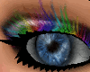 ! Rainbow lashes