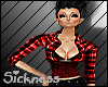 *S* Corset Plaid Red