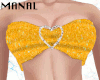 Crystal heart yellow RL