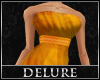 ~D~ Drape Dress Yellow