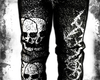 skull skinny jeans