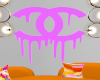 CC monogram lilac