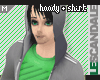 Hoody/T-Shirt - Green