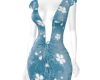 Vee Floral -Blue