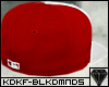 KD. Red White Backwards
