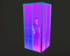 Neon Glass Cubicle