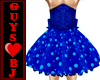 Blue Polka Party Dress