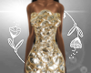 (BR) Gold Dress Yamile (BR) Gold Dress Yamile