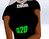 420 CROP TEE W