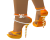 Orange Diamond shoes 