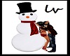 Snowman Kiss Pose