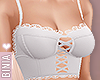 Cute Lace Crop Top Wh