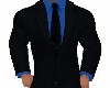 Black Suit Blue Shirt
