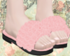 FOX pink fluffy shoes