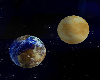 Moon and Earth Bubble