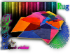 Rainbow rug