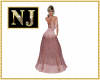 NJ] Pink Gold gown