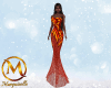 Fire Butterfly Gown
