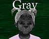 Furry Toddler Gray F