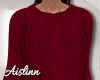 Red Cozy Sweater