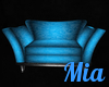 3 ppl cuddle chair blue