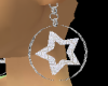 Silver Star Earrings